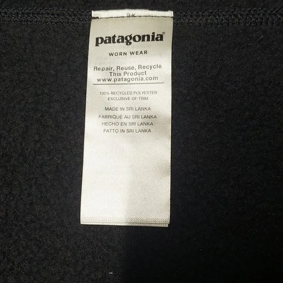 New With Tags Black Patagonia Women's Better Sweater Jacket Slim Fit Size XS - Picture 5 of 6
